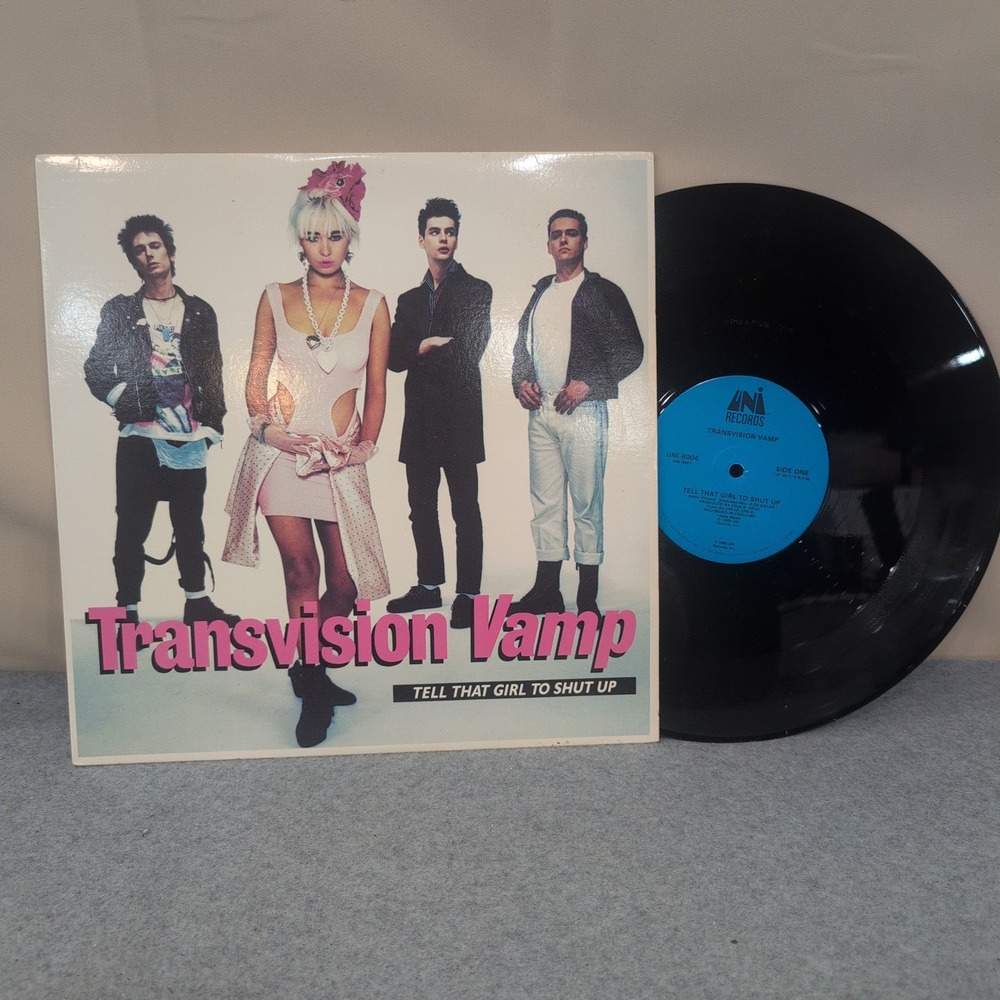 Transvision Vamp Tell That Girl to Shut Up 12" Vinyl Single UNI-8004 Promo VG+ - Picture 1 of 3